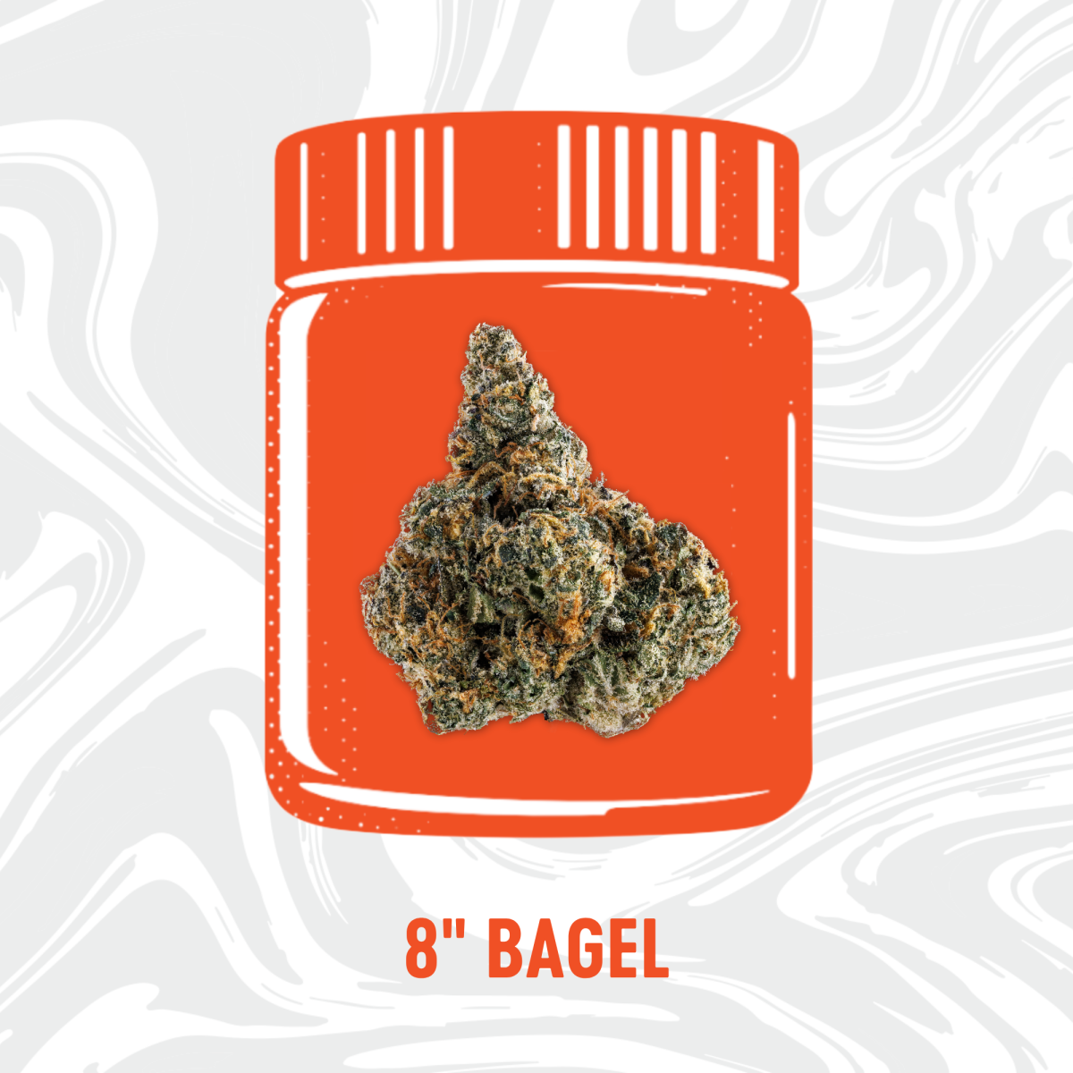 Photograph of product: 8" Bagel - 3.5g