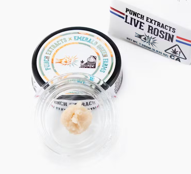 Photograph of product: Punch Extracts Garlic Cookies Tier 1 Live Rosin 1g