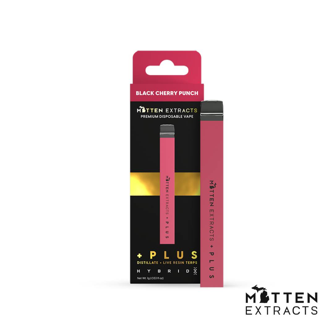 Photograph of product: Mitten Extracts Disposable | Black Cherry Punch - Hybrid