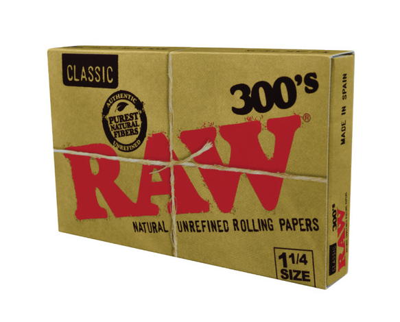 Photograph of product: RAW Classic Rolling Papers - 300's - 1 1/4