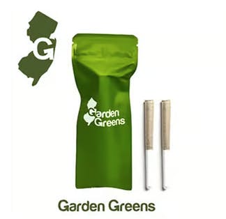 Photograph of product: GARDEN GREENS | ICE WOOKIE PRE-ROLLS 1G/2PK