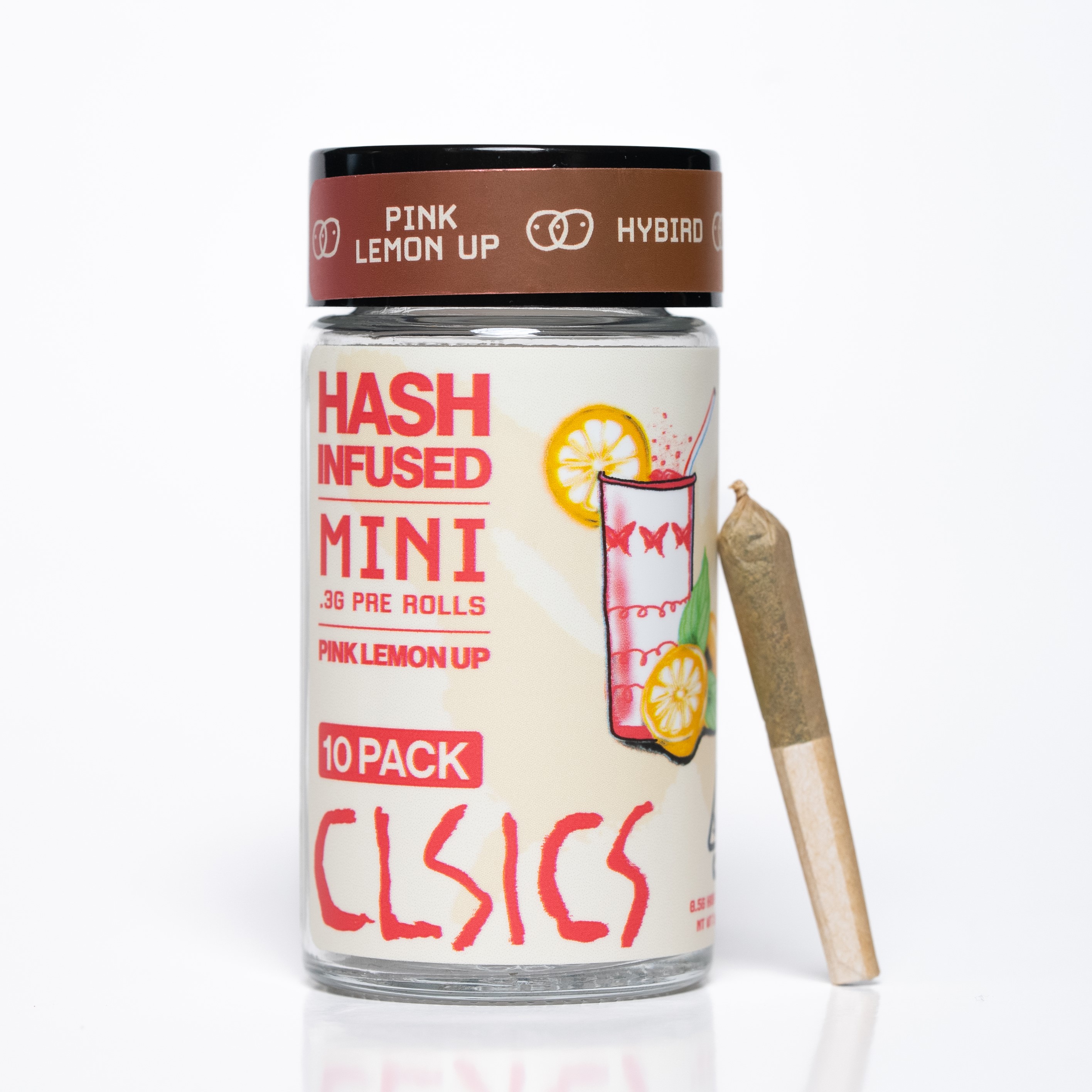 Photograph of product: Pink Lemon Up - 3g au chocolat Infused Preroll 10pk | CLSICS