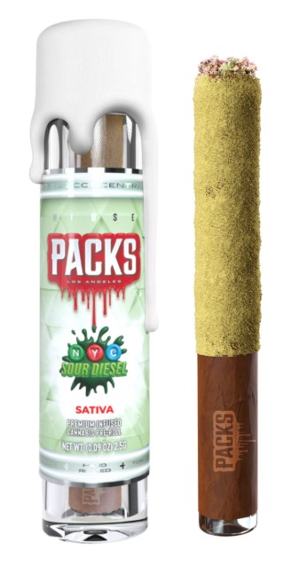 Photograph of product: HPI | Packs | Classic | Infused Blunt | NYC Sour Diesel