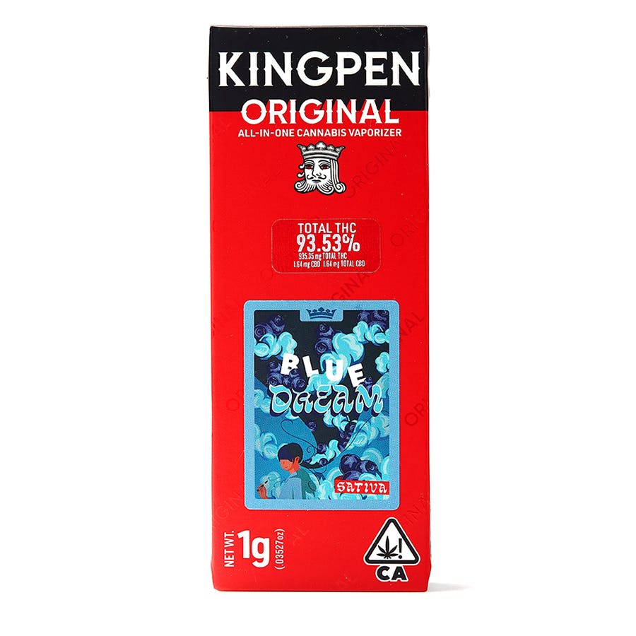 Photograph of product: KINGPEN - BLUE DREAM 1G AIO