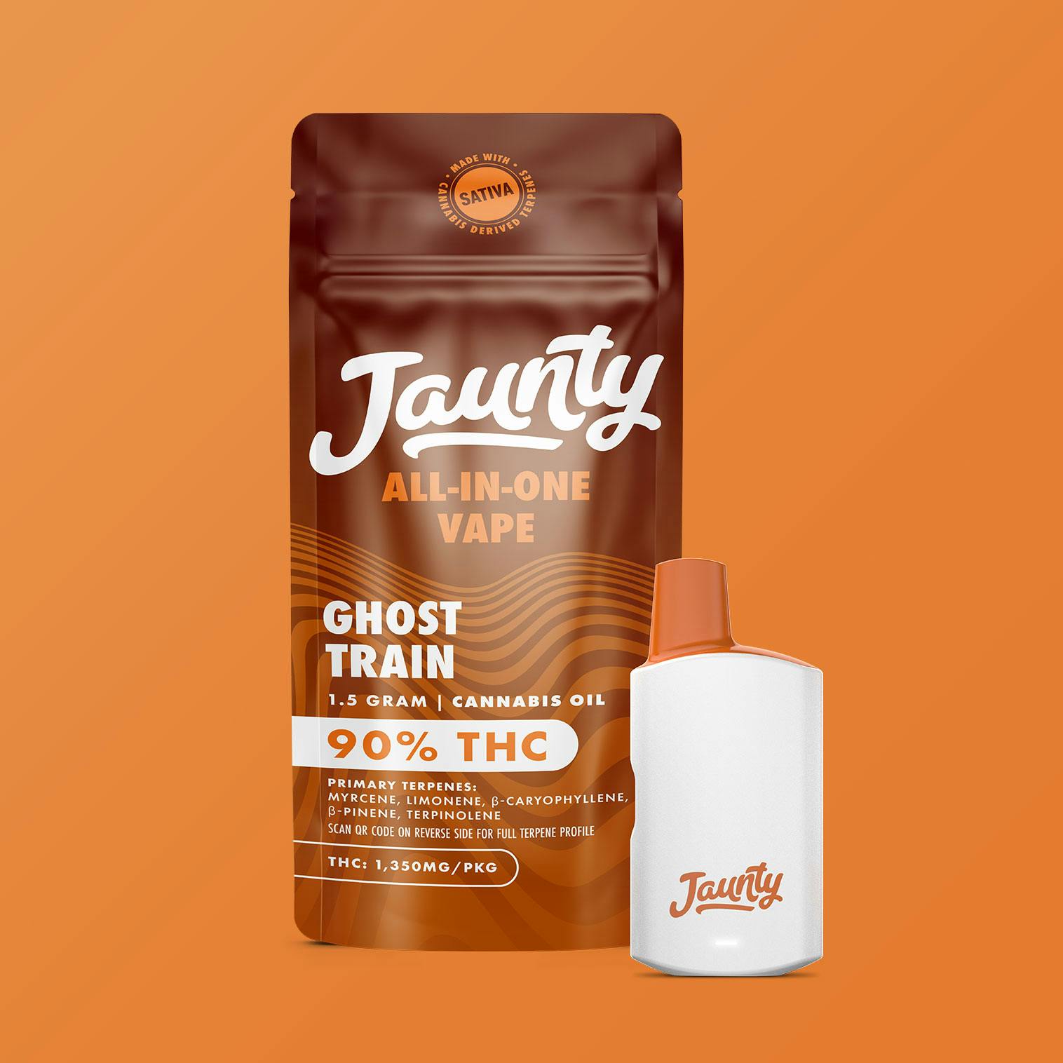 Photograph of product: Jaunty - Ghost Train Disposable