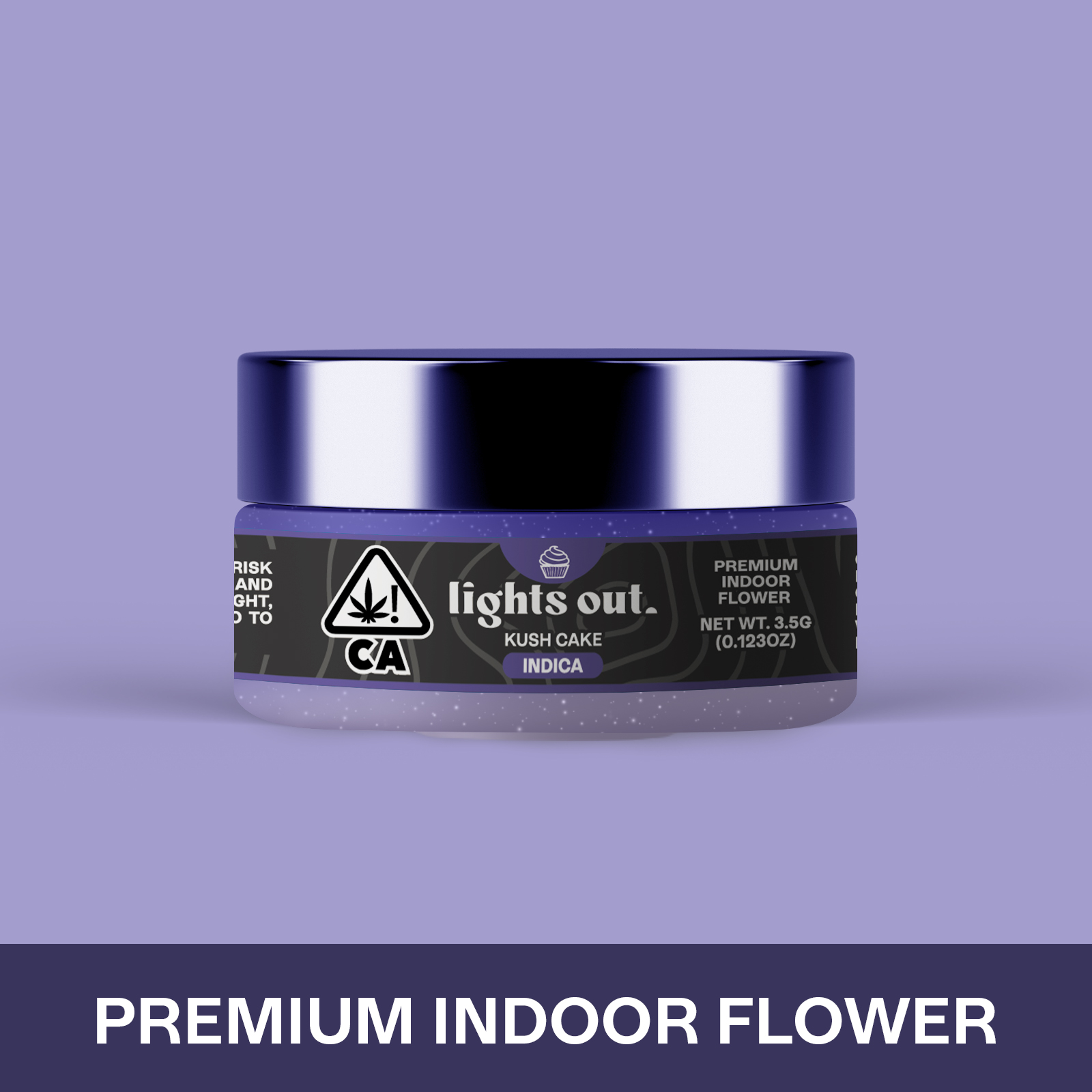 Photograph of product: Lights Out - Zkittlez x Kush Mints (Oui'd) Flower - 3.5g