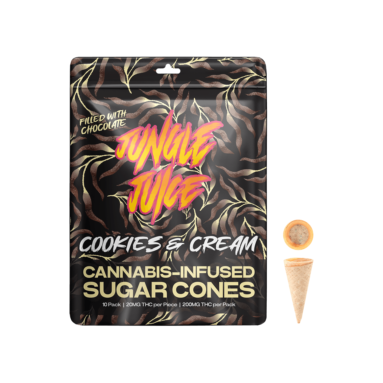 Photograph of product: COOKIES & CREAM | SUGAR CONES