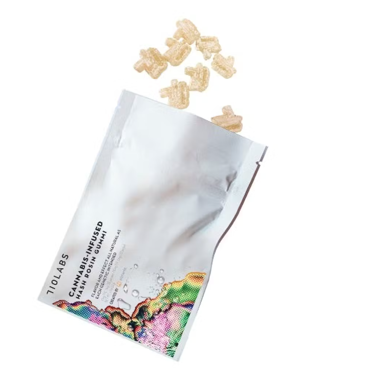 Photograph of product: DULCE DE FRESA #5 100MG HASH ROSIN INFUSED 10 PACK GUMMIES