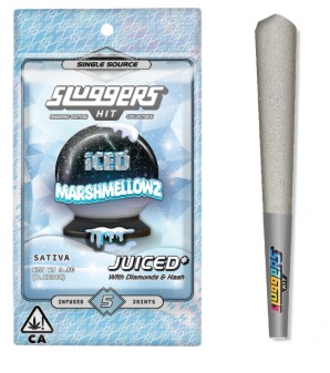 Photograph of product: Sluggers | Marshmellowz Infused Pre-Rolls (5 Pack) | 3.5g