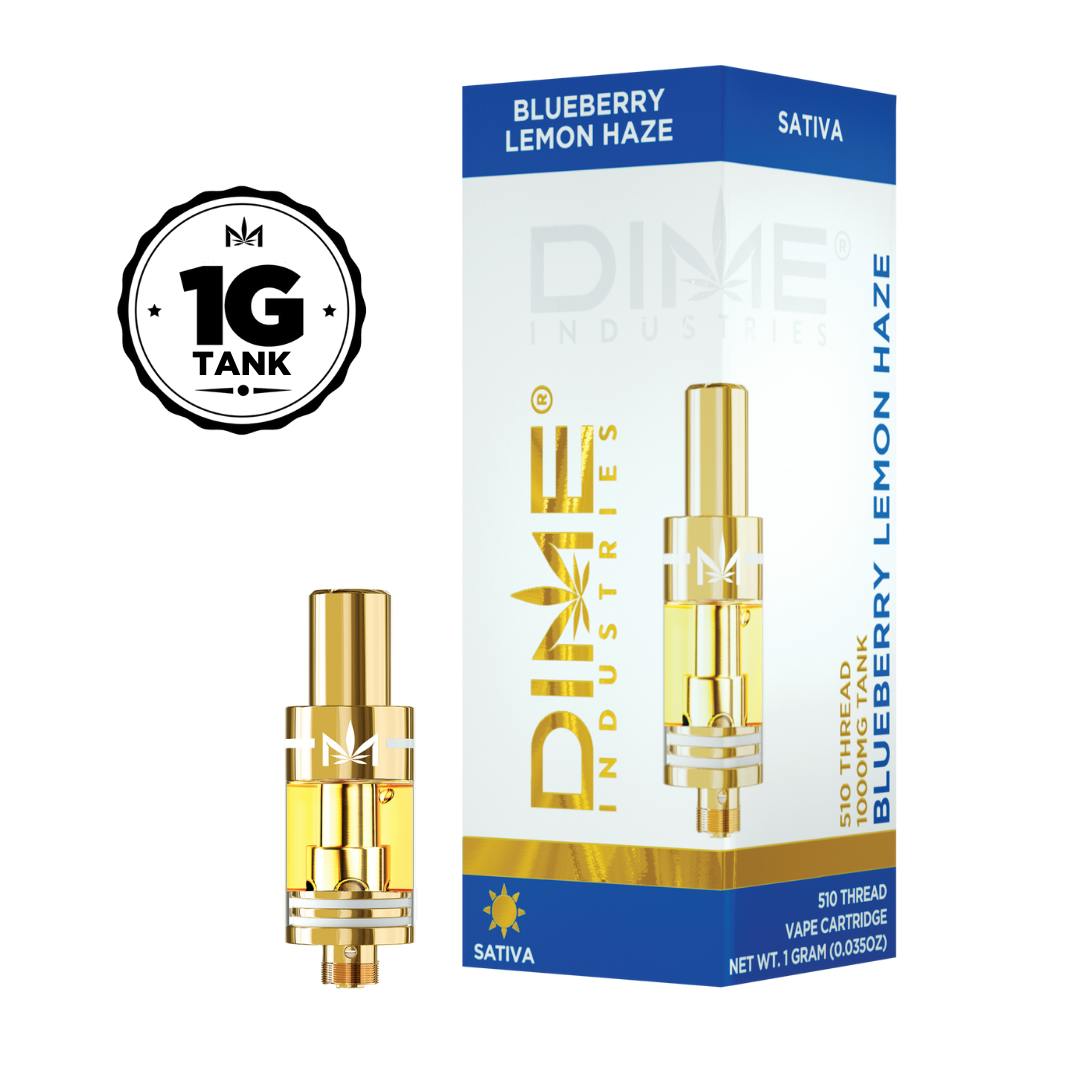 Photograph of product: Dime Industries - Blueberry Lemon Haze (Oui'd) Cartridge