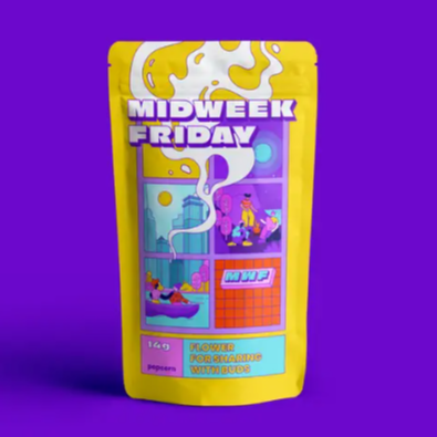 Photograph of product: Midweek Friday | Project 903 Bulk Popcorn 1/2oz - Hybrid