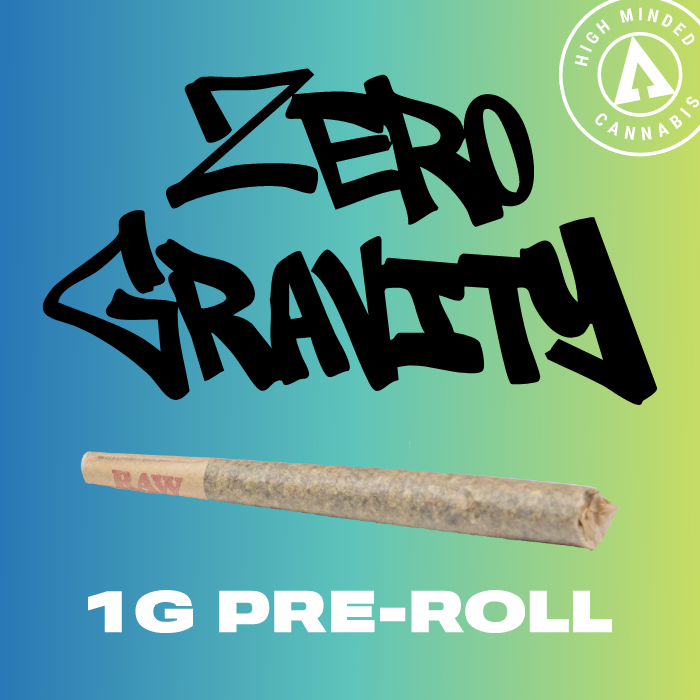 Photograph of product: High Minded - Pre-roll 1g - Zero Gravity