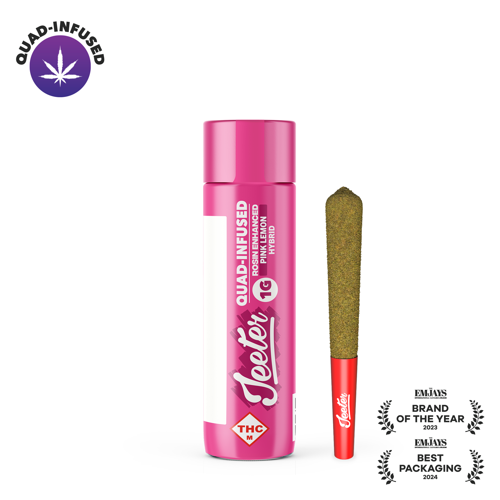 Photograph of product: 1g Infused Preroll | Pink Lemon