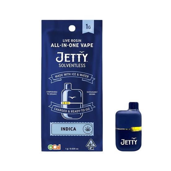 Photograph of product: Jetty AIO Solventless Mini Tank Fat President 1g - 