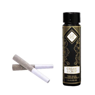 Photograph of product: Waiting Game X Chem 91 Diamond Infused Preroll 2pk (1g) - 
