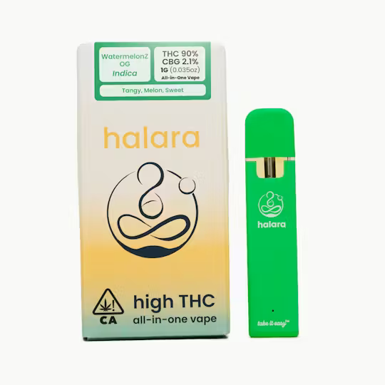 Photograph of product: Halara - Disposable - WatermelonZ OG - 1G