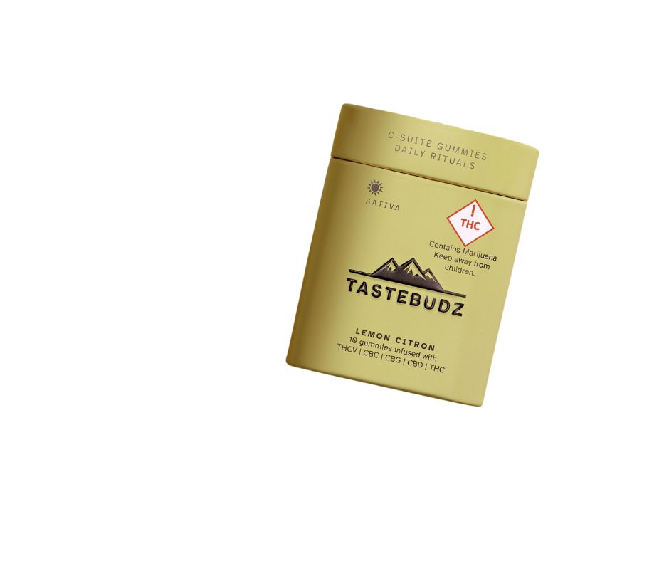 Photograph of product: LEMON CITRON DAILY RITUAL TH-ouiV:CBC:CBG:CBD:TH-oui - 1:1:1:1:1 - Oui'd - ROSIN GUMMIES - 20MG