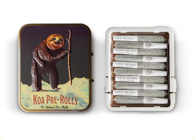 Photograph of product: KOA | Pound Town | Diamond Infused Mini Pre-Roll 10pk | 3.5g