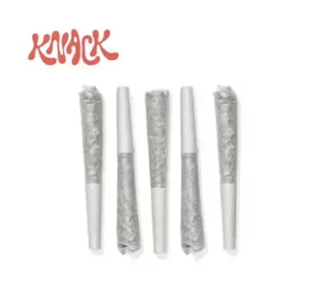 Photograph of product: Knack | Prerolls | Citron | 5pk | 1.75