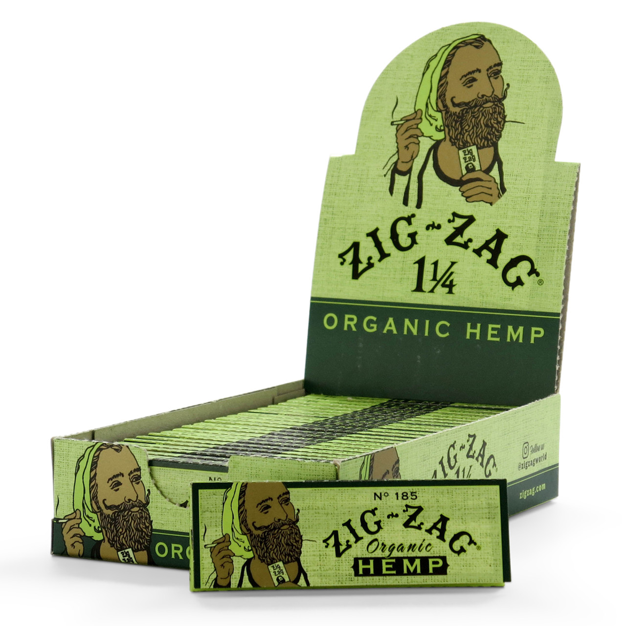 Photograph of product: Zig Zag Organic Hemp Rolling Papers 1 1/4"