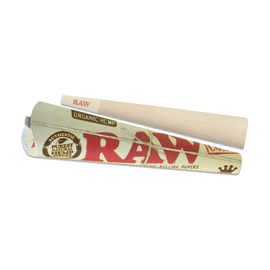 Photograph of product: RAW Organic Cones 1 1/4 6pk