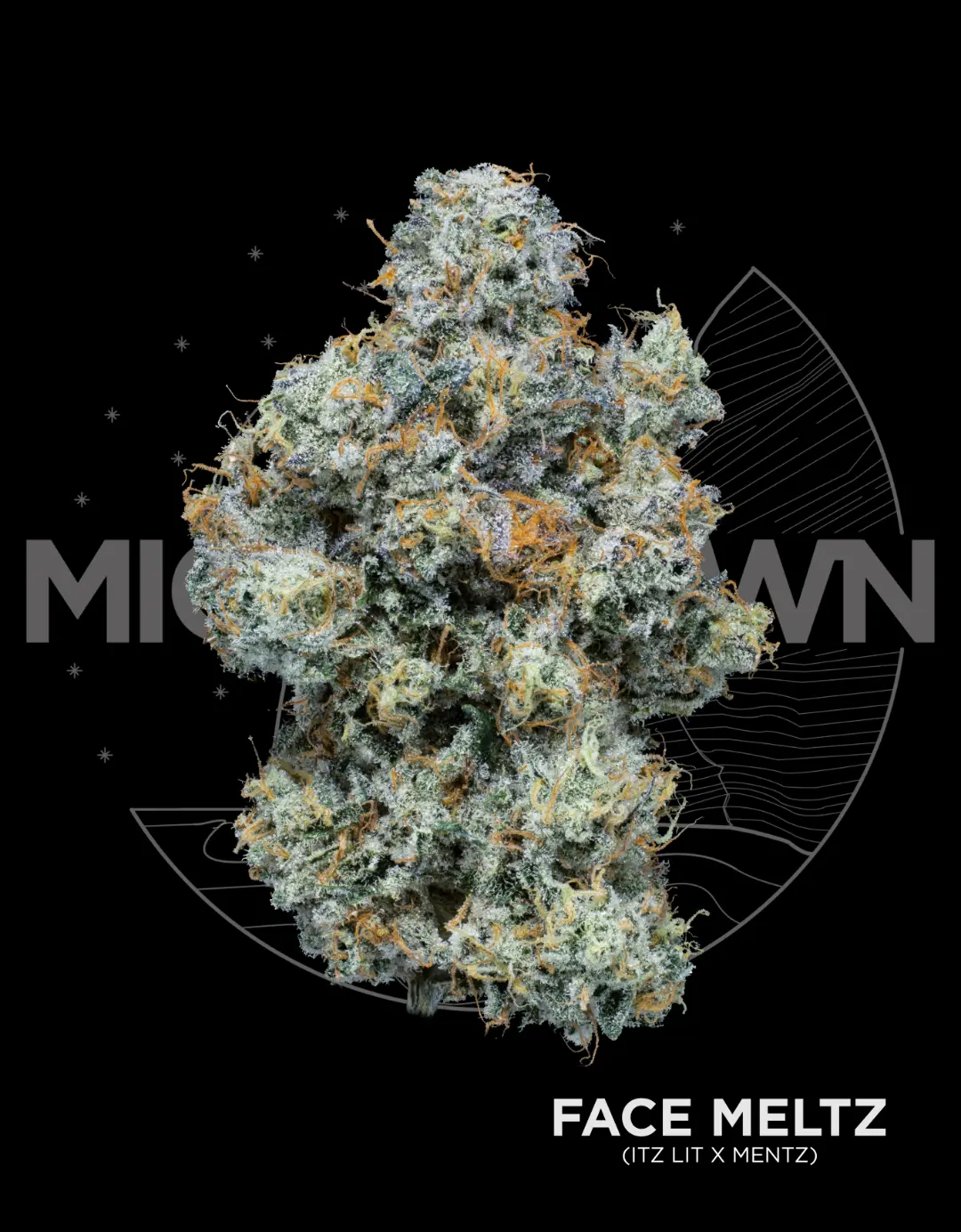Photograph of Product: Michigrown Prepacked Flower Hybrid Face Meltz - 3.5g