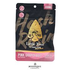 Photograph of product: Little Tree - Gummies - au chocolat Rosin - Pink Grapefruit - 200MG