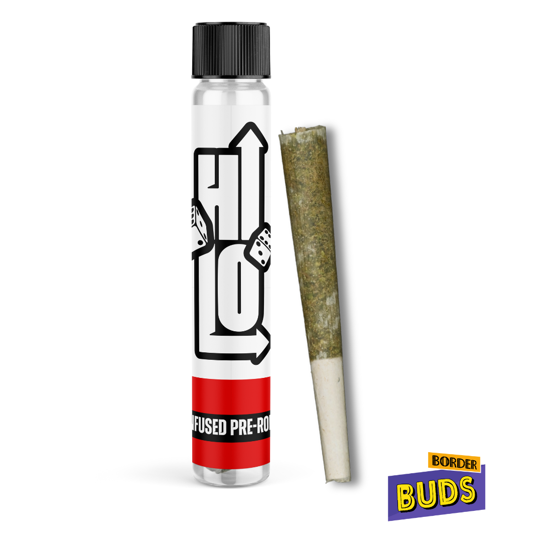 Photograph of product: Blue Razz | Hi-Lo | 1.2g | Infused Pre-Roll