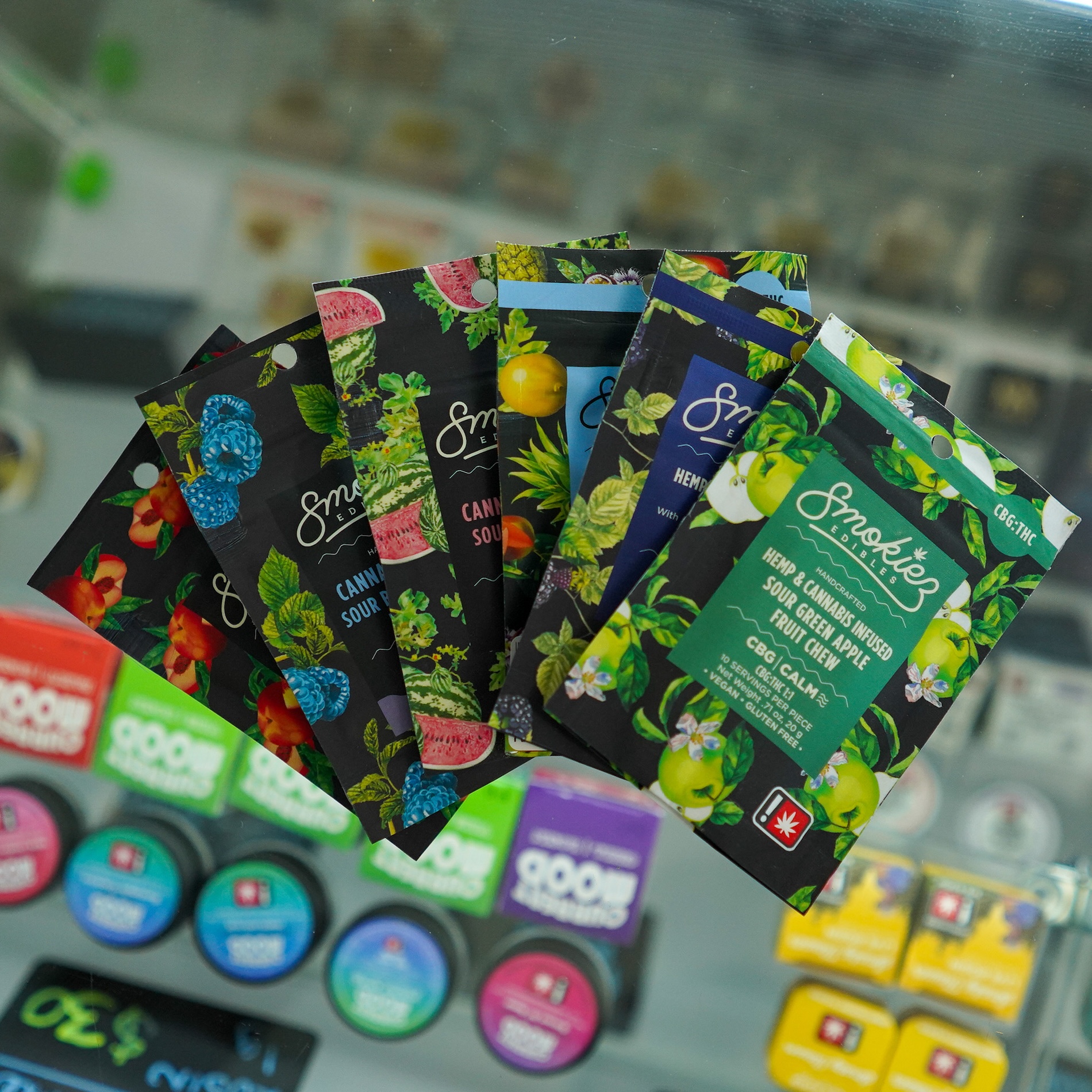 Photograph of product: Sour Tropical 1:1 CBD - Smokies
