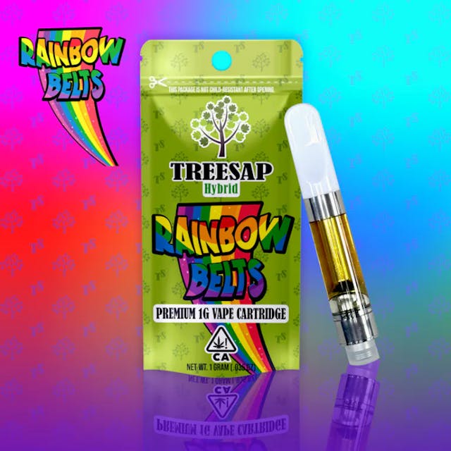 Photograph of product: Treesap - Cart 1g (HYB) - Rainbow Belts - 
