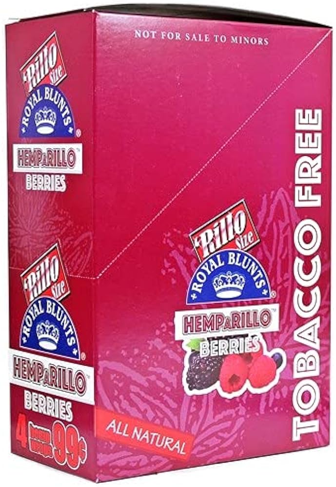 Photograph of product: Royal Blunts - Hemparillo - Berries 4 Pack