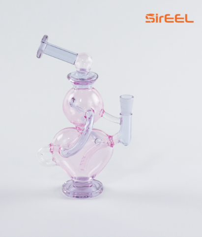 Photograph of product: Love Loop Recycler 7" Water Pipe