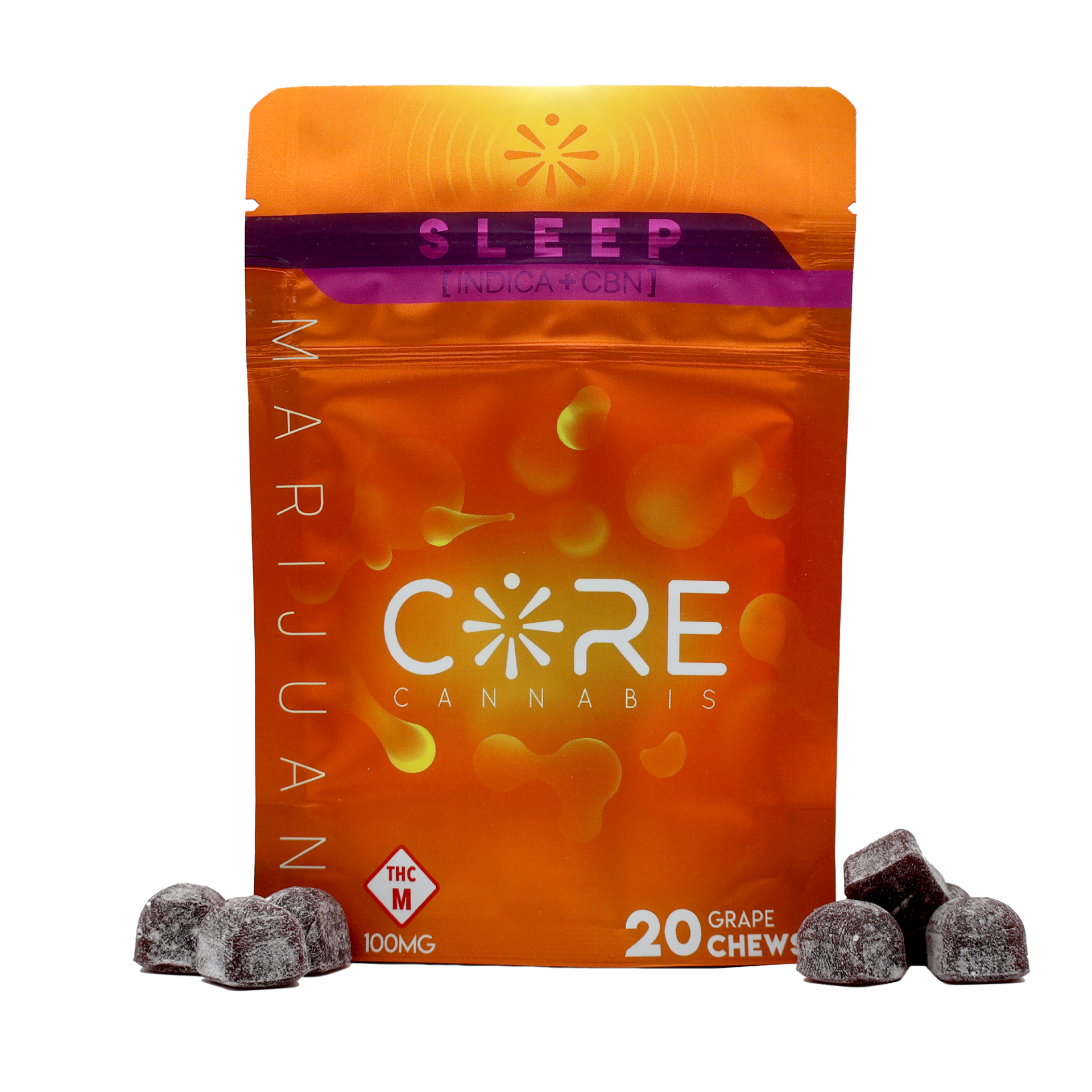 Photograph of product: Sleep Grape Chews (100mg)