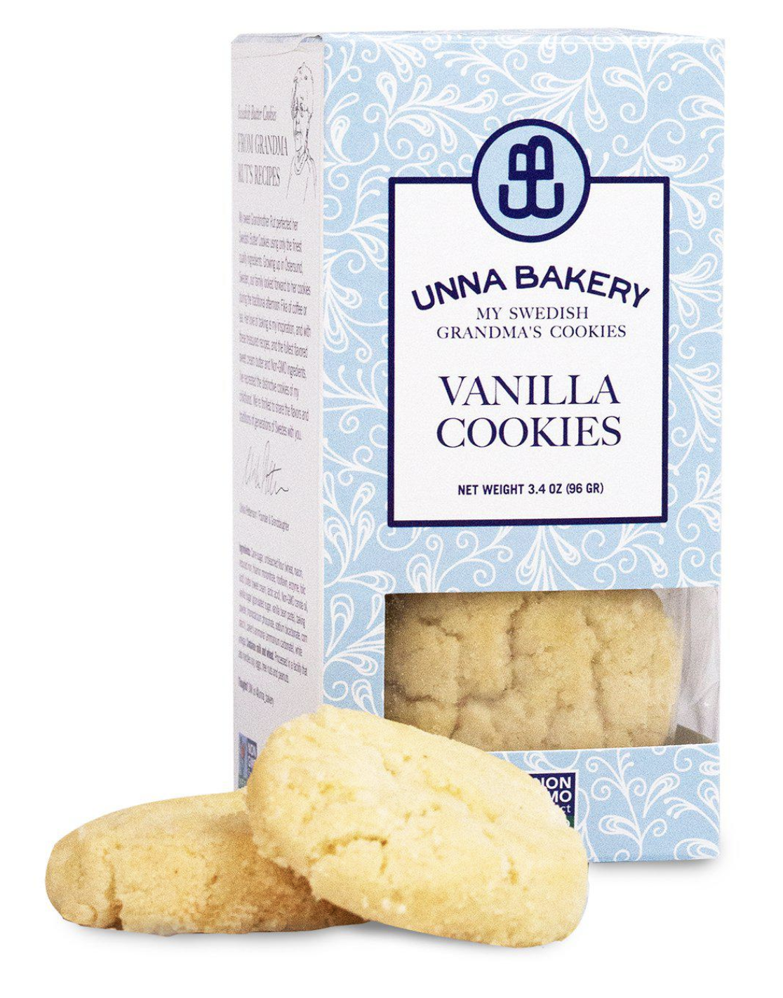 Photograph of product: UNNA BAKERY VANILLA COOKIES MY SWEDISH GRANDMA'S COOKIES