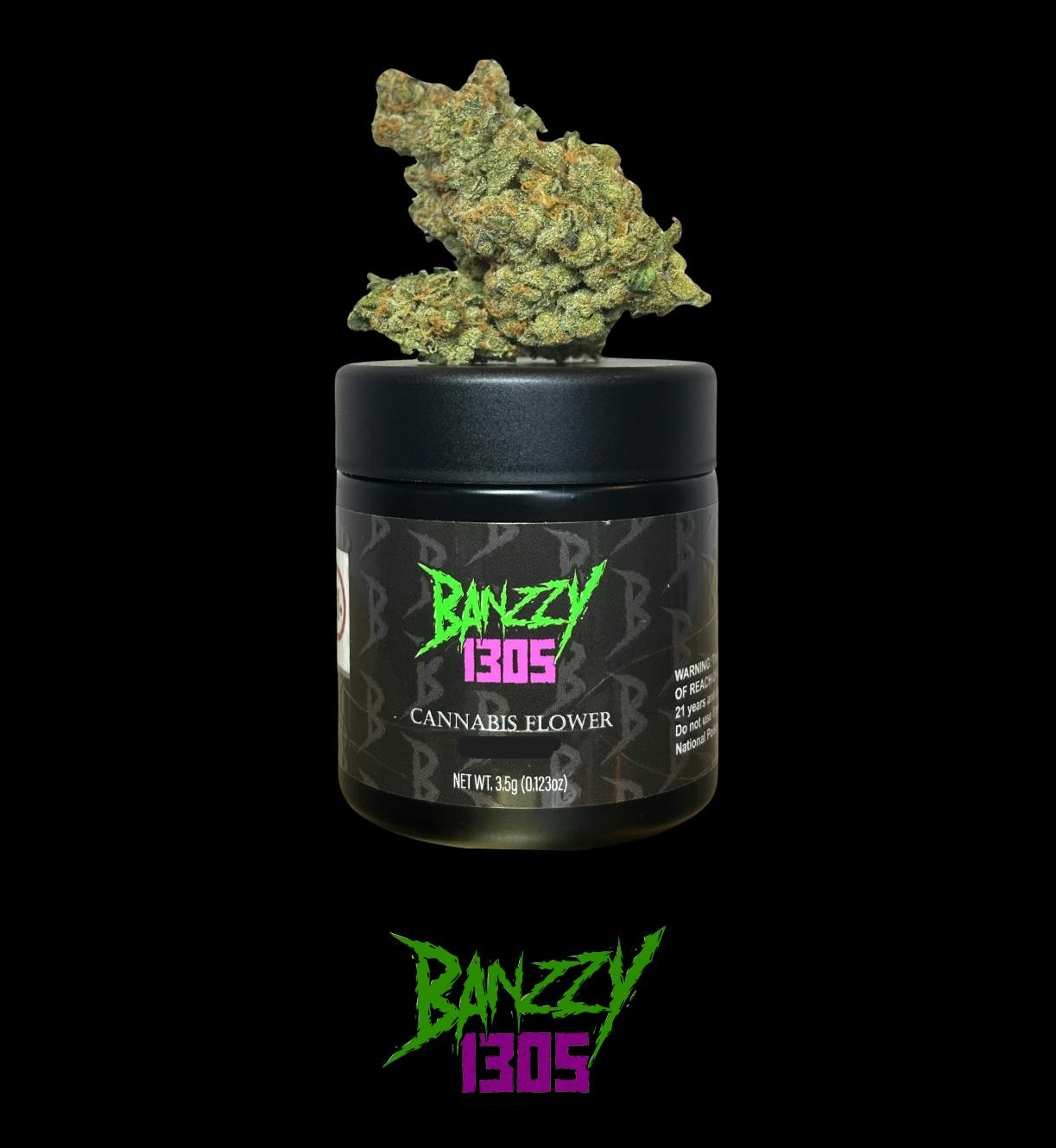 Photograph of product: Banzzy 1305 - Velvet Glove - Flower - 3.5g