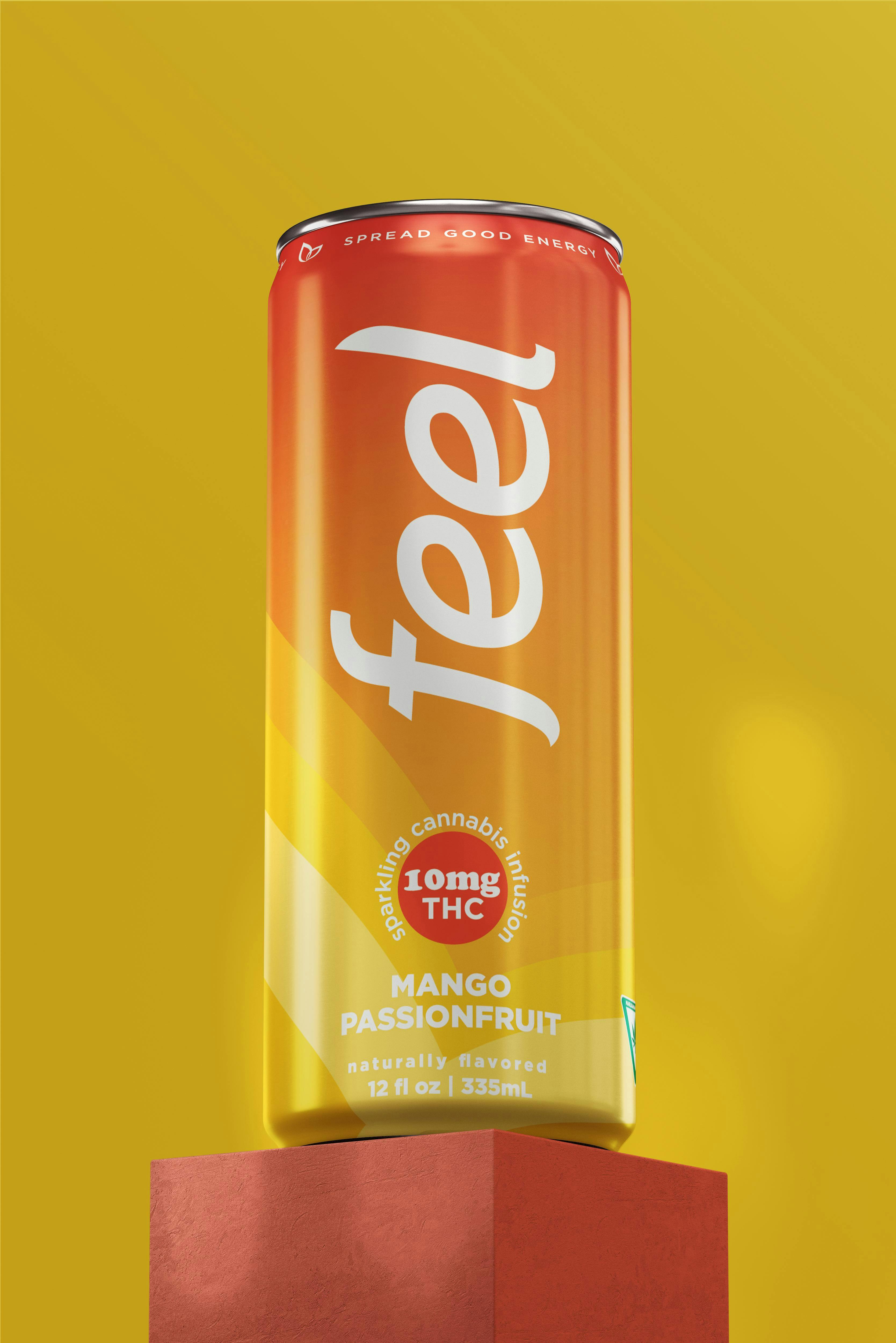 Photograph of product: Mango Passionfruit 10mg Seltzer by Feel