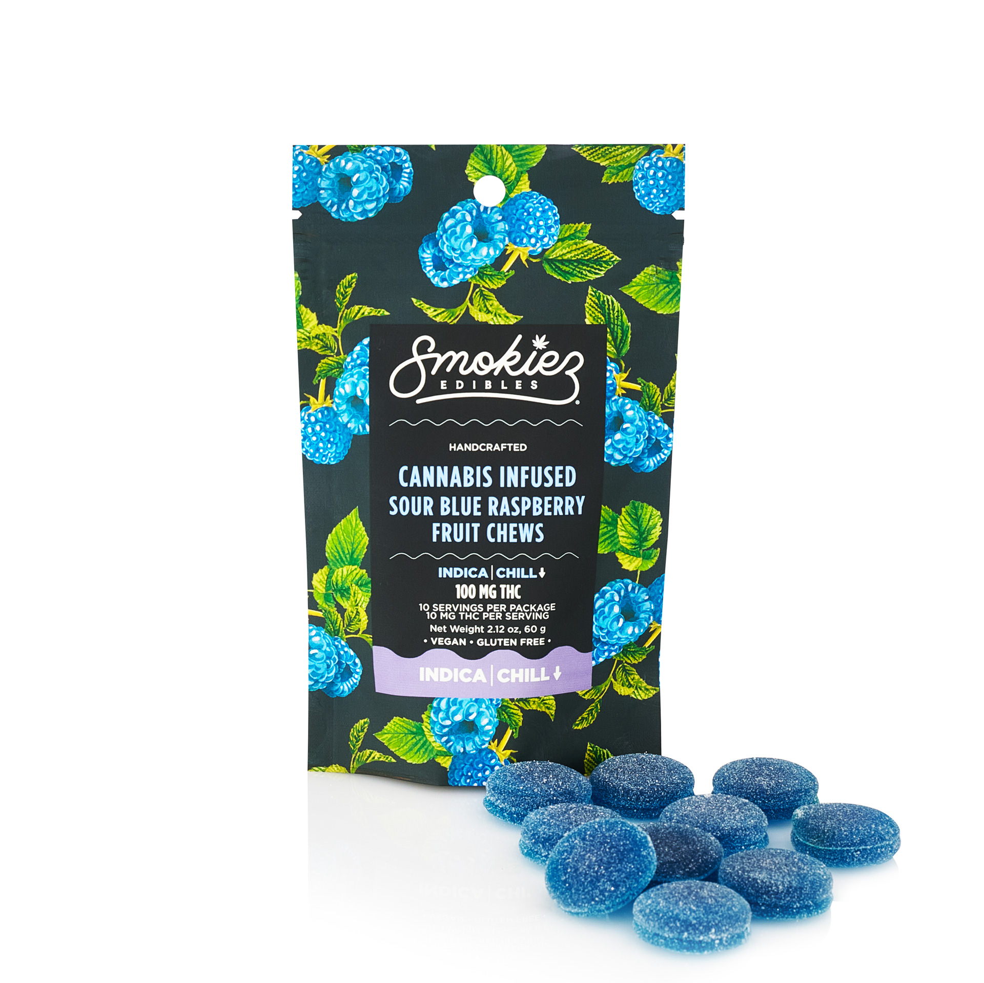 Photograph of product: Sour Blue Raspberry | 10 x 10mg