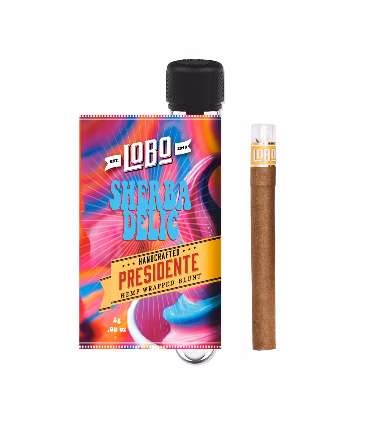 Photograph of product: LoBo | Sherbadelic | Oui'd | Presidente | Blunt