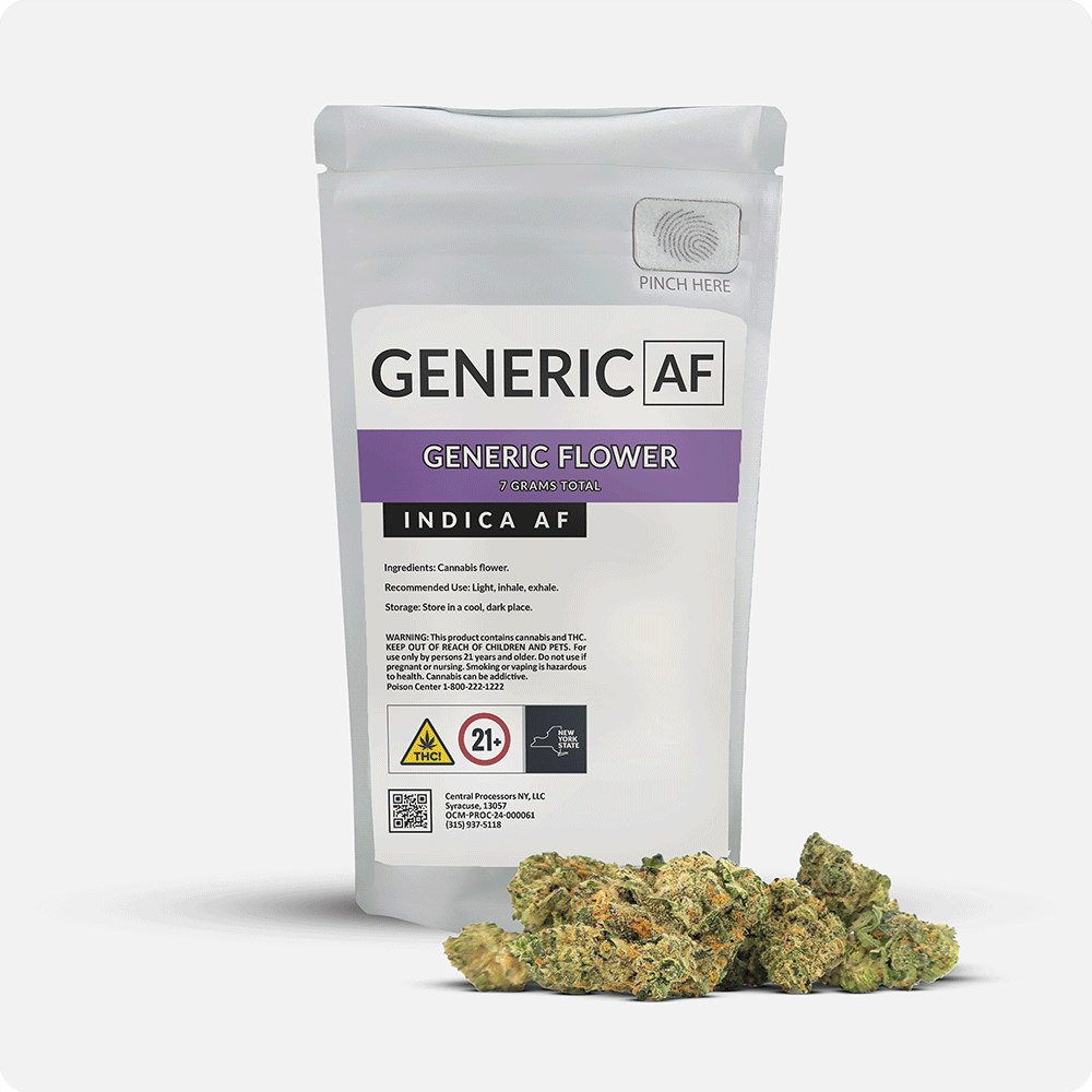 Photograph of Product: Generic AF | Indica Blend | Flower | 7g