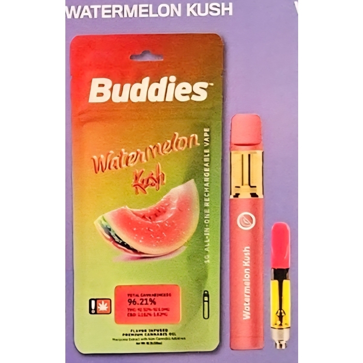 Photograph of product: Watermelon Kush - 1g (NtW) Flavored Distillate - Buddies
