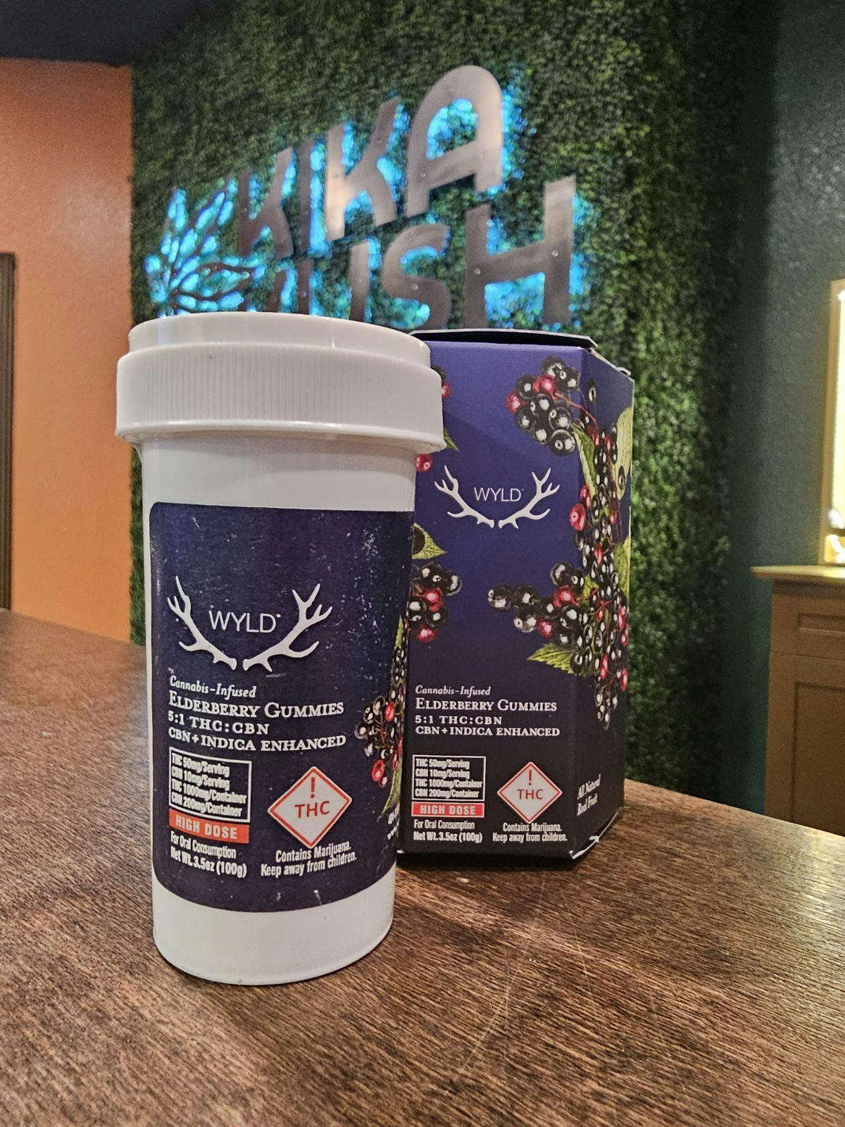 Photograph of product: Wyld - Elderberry - 1000mg:200mg CBN