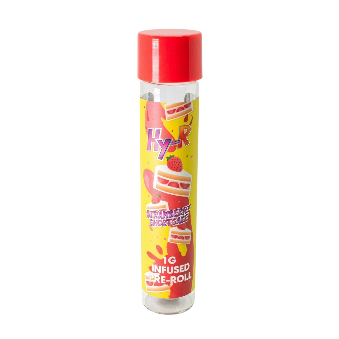 Photograph of product: HY-R - Strawberry Shortcake - Preroll Case Infused