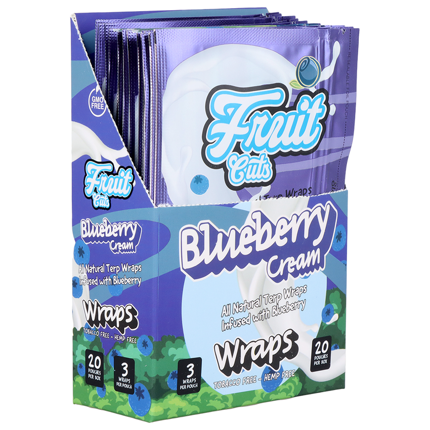 Photograph of product: Fruit Cuts Terp Infused Wraps - Blueberry Cream