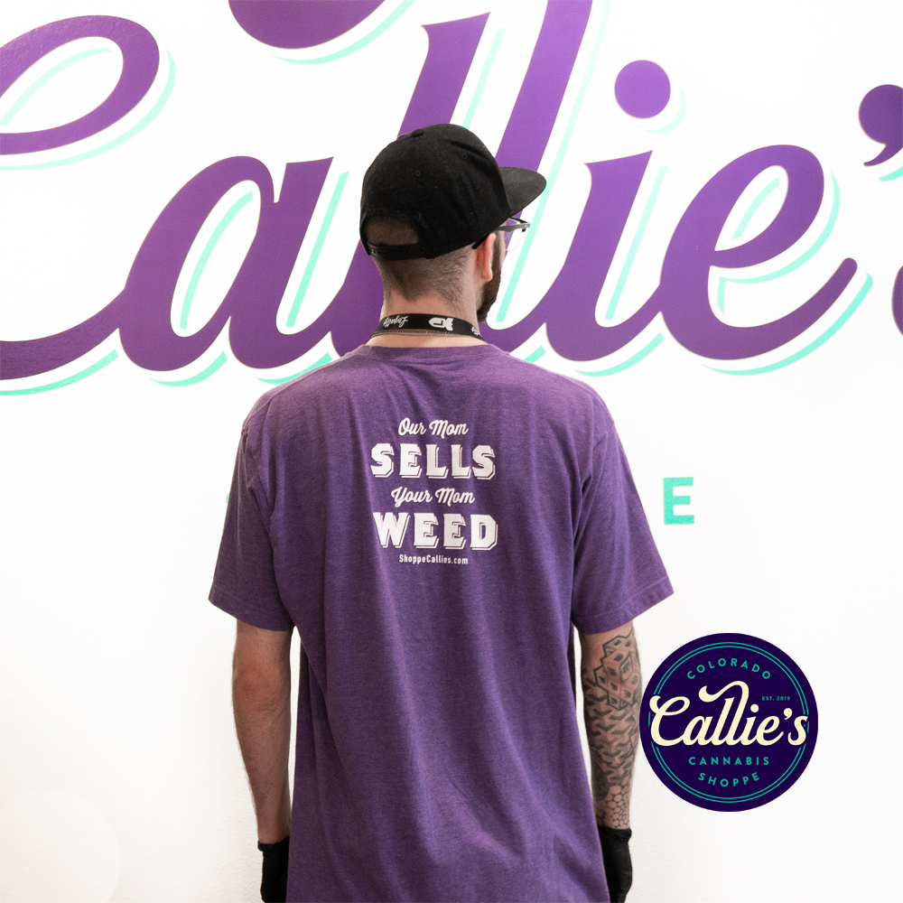 Photograph of product: Callie's Unisex Black T-shirt | $20