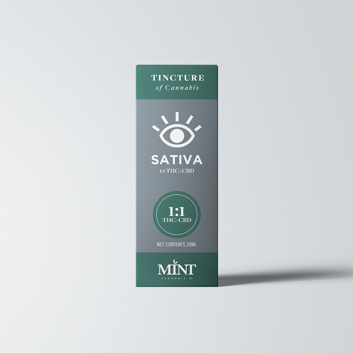 Photograph of Product: Mint Cannabis Co | Tincture | Sativa | 1:1 | 500mg