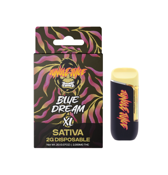 Photograph of product: Jungle Juice - Blue Dream - 2g Disposable