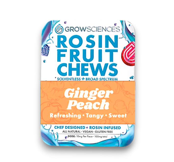 Photograph of product: Ginger Peach Fruit Chews