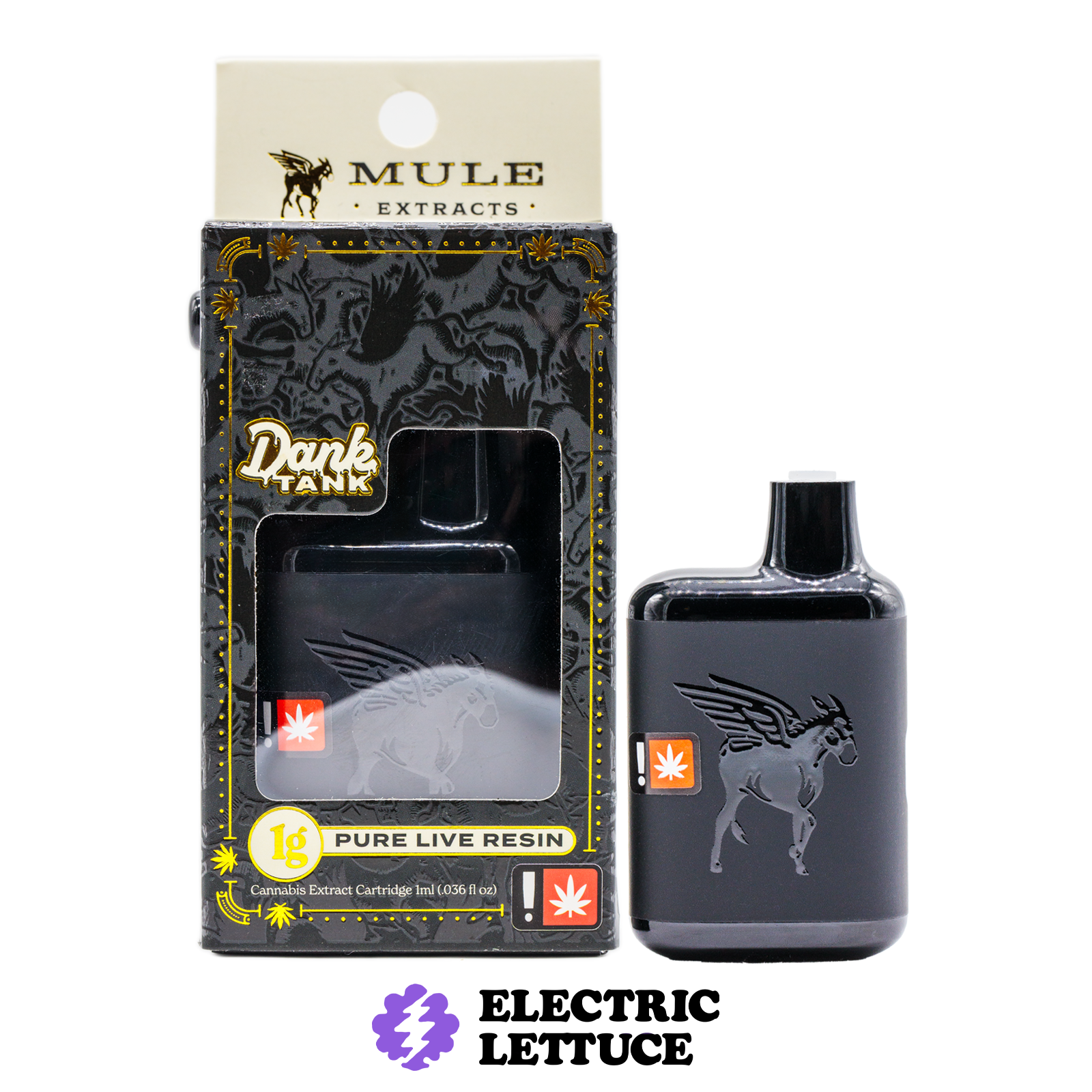 Photograph of product: Mule Extracts Galactic Smoothie Dank Tank Pure Live Resin AIO