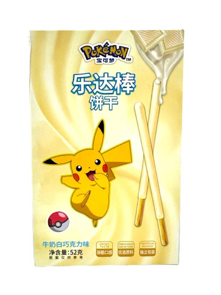 Photograph of product: Convenience Products | - Baked Goods | Pokemon Loco Stick Cookies Milk Chocolate