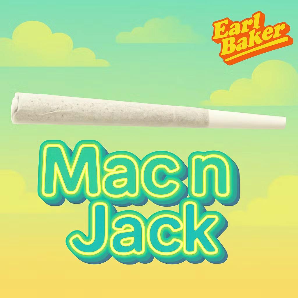 Photograph of product: Earl Baker Mac N Jack (S) 1g Pre Roll